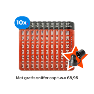 10x Highrise Ultra Strong 30 ml met gratis Sniffer Cap (t.w.v. €8,95)